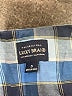 Lucky Brand 100% Cotton Plaid Blue Short Sleeve Button-Down Shirt Size S (youth) - photo 4