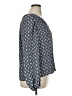 Ann Taylor LOFT 100% Polyester Blue 3/4 Sleeve Blouse Size XL - photo 4