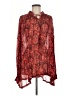 IRO 100% Viscose Red Long Sleeve Blouse Size EU (FR) 38 / US 6 - photo 1
