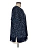 Hilary Radley 100% Polyester Stars Blue Short Sleeve Top Size M - photo 4