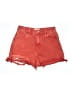 Rolla's Hearts Red Denim Shorts Size 26 waist - photo 1