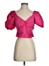 Ann Taylor LOFT 100% Polyester Pink Short Sleeve Blouse Size 0 - photo 1