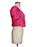 Ann Taylor LOFT 100% Polyester Pink Short Sleeve Blouse Size 0 - photo 4