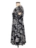 Connected Apparel Paisley Gray Casual Dress Size 10 - photo 5