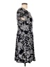 Connected Apparel Paisley Gray Casual Dress Size 10 - photo 4