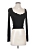 Stradivarius Black Long Sleeve T-Shirt Size XS - photo 2