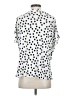 Renee C. Polka Dots White Short Sleeve T-Shirt Size 3X - photo 2