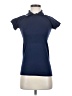 Athleta 100% Nylon Blue Short Sleeve Top Size S - photo 1