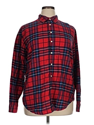 Gap Long Sleeve Button-Down Shirt (view 1)