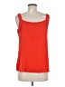Papermoon 100% Polyester Orange Sleeveless Top Size M - photo 2