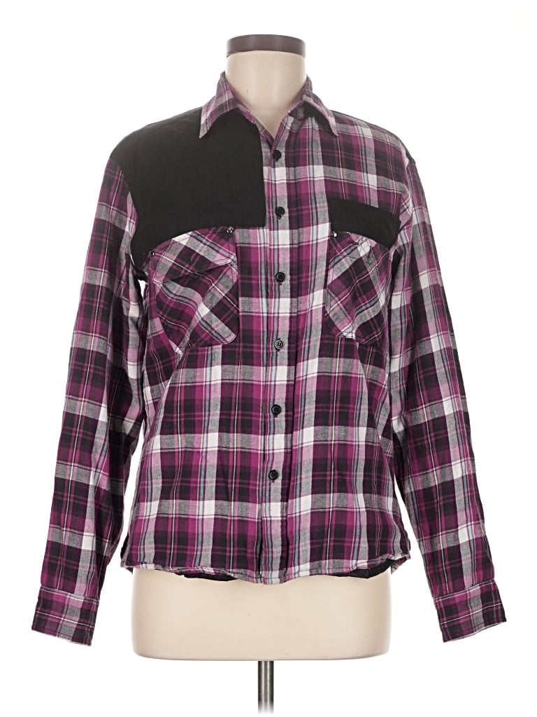 Pre-owned Reason Fleece Jacket In Purple