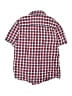 Urban Pipeline 100% Cotton Checkered-gingham Red Short Sleeve Button-Down Shirt Size M (kids) - photo 2