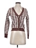 Willow & Wind Houndstooth Brown Cardigan Size S - photo 1