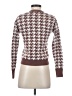 Willow & Wind Houndstooth Brown Cardigan Size S - photo 2