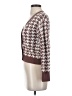 Willow & Wind Houndstooth Brown Cardigan Size S - photo 5