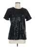 DKNY Black Short Sleeve Top Size M - photo 1