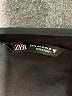 Zara 100% Polyester Solid Black Cocktail Dress Size M - photo 4