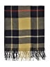 Savile Row 100% Acrylic Plaid Yellow Blue Scarf One size - photo 2