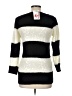 Hot Kiss Stripes Black Pullover Sweater Size L - photo 2