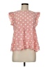 Cooper & Ella 100% Rayon Pink Short Sleeve Blouse Size M - photo 1