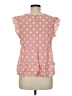Cooper & Ella 100% Rayon Pink Short Sleeve Blouse Size M - photo 2