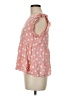 Cooper & Ella 100% Rayon Pink Short Sleeve Blouse Size M - photo 5