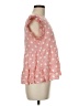 Cooper & Ella 100% Rayon Pink Short Sleeve Blouse Size M - photo 4