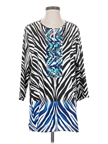 Black Label by Chico's 3/4 Sleeve Blouse (view 1)