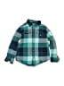Old Navy Plaid Teal Long Sleeve Button-Down Shirt Size 6 - 7 - photo 1