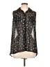Pout Black Sleeveless Blouse Size L - photo 1