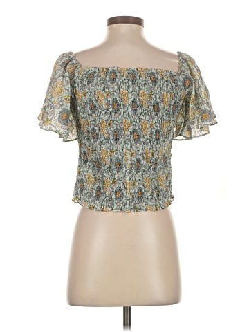 Traffic People Short Sleeve Blouse (view 2)