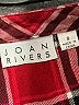 Joan Rivers 100% Cotton Plaid Red Long Sleeve Button-Down Shirt Size 8 - photo 4