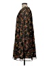 Ann Taylor LOFT 100% Polyester Floral Black Casual Dress Size M - photo 5