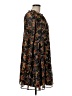 Ann Taylor LOFT 100% Polyester Floral Black Casual Dress Size M - photo 4