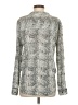 Splendid 100% Rayon Gray Long Sleeve Blouse Size S - photo 2
