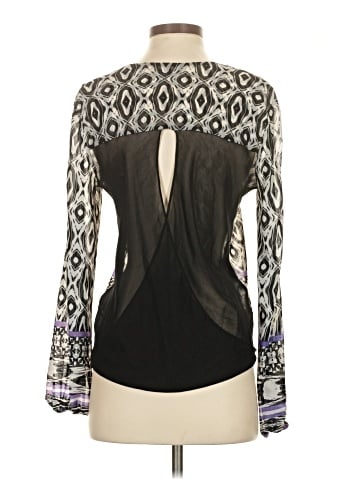 Bebe Long Sleeve Blouse (view 2)
