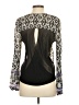 Bebe Purple Long Sleeve Blouse Size XS - photo 2