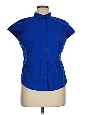 Worthington Short Sleeve Blouse (view 1)