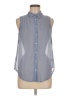 A New Day 100% Polyester Blue Sleeveless Blouse Size M - photo 1