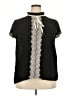 Shein 100% Polyester Black Short Sleeve Blouse Size 2X - photo 1