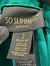 So Slimming by Chico's Color Block Green Track Pants Size Lg (2) - photo 4