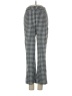 Zara Checkered-gingham Black Casual Pants Size S - photo 1