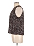 Evereve 100% Polyester Brown Sleeveless Blouse Size L - photo 5