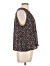 Evereve 100% Polyester Brown Sleeveless Blouse Size L - photo 4