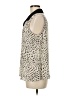 Pleione 100% Polyester Animal Print Ivory Sleeveless Blouse Size M - photo 5