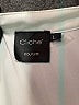 Cliche 100% Polyester Ivory Sleeveless Blouse Size L - photo 7
