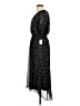DKNY 100% Polyester Polka Dots Black Cocktail Dress Size 10 - photo 5