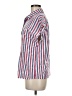 Shein Stripes Pink Short Sleeve Blouse Size 6 - photo 5