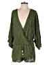 Vince Camuto 100% Rayon Solid Green Romper Size XS - photo 1