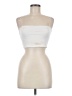 Shein 100% Polyester Ivory Tube Top Size 6 - photo 1
